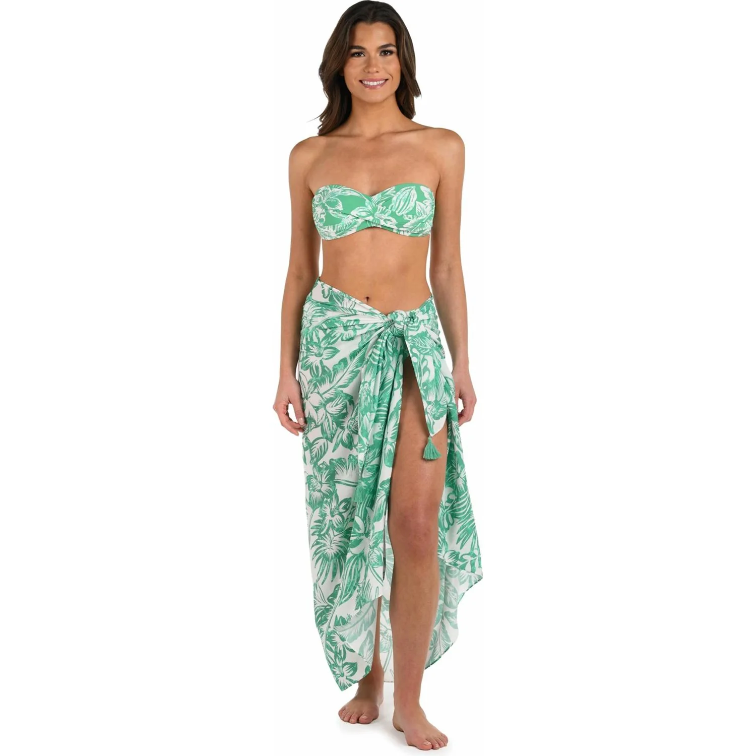 La Blanca - Womens Batiki Swim Cover-Up Pareo - Image 2