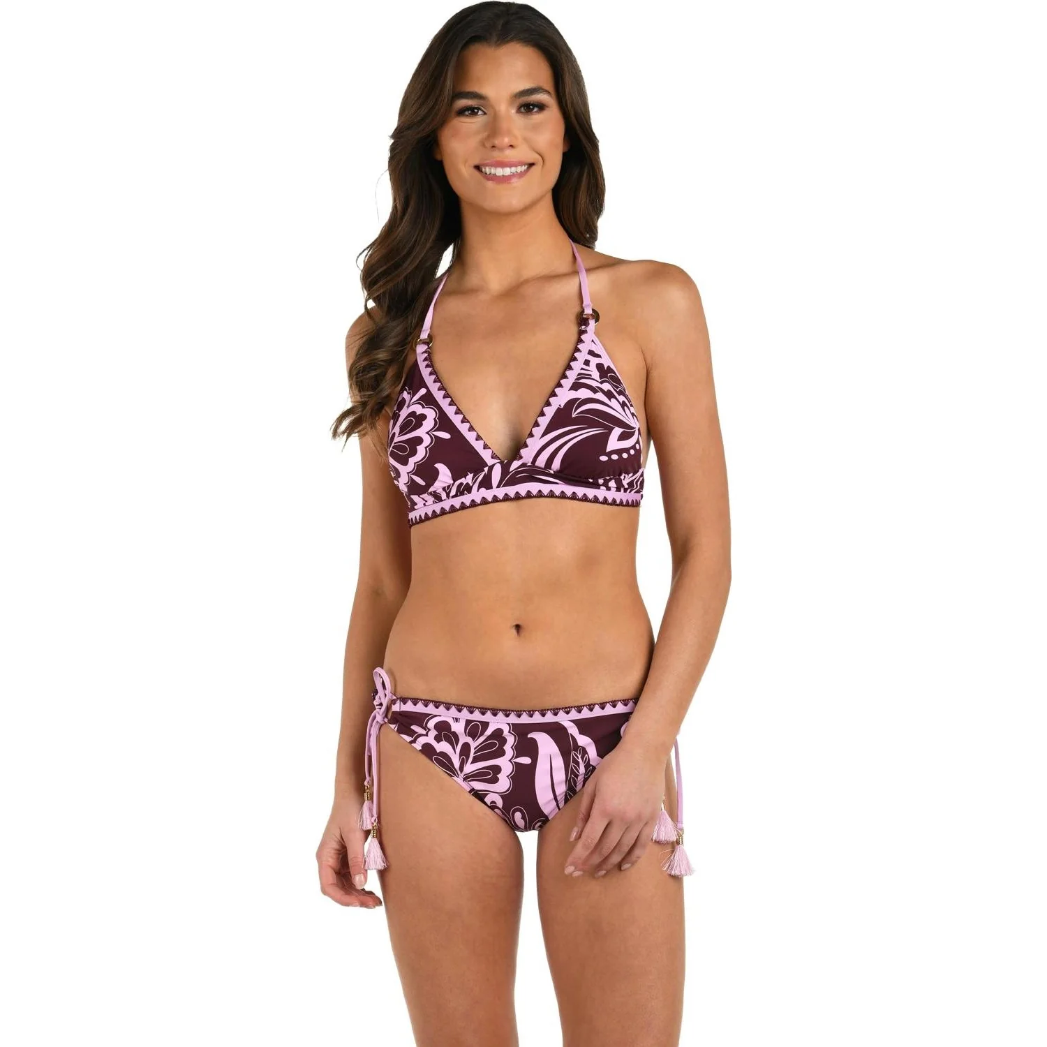 La Blanca - Womens Fiji Soft Band Halter Bra Top - Image 2