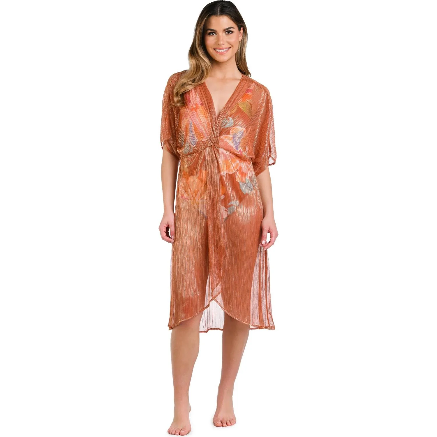 La Blanca - Womens Golden Hour Twist Wrap Swim Cover-Up - Image 2