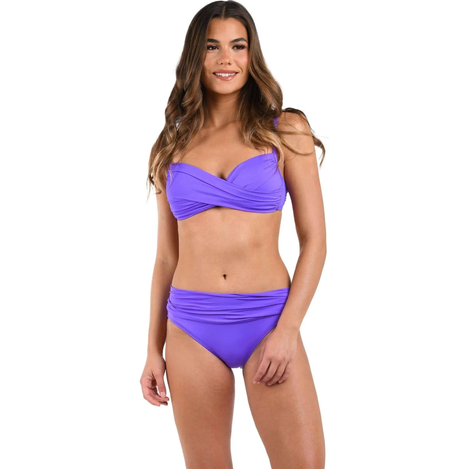 La Blanca - Womens Ig Wrap Off The Shoulder Bra Top - Image 4