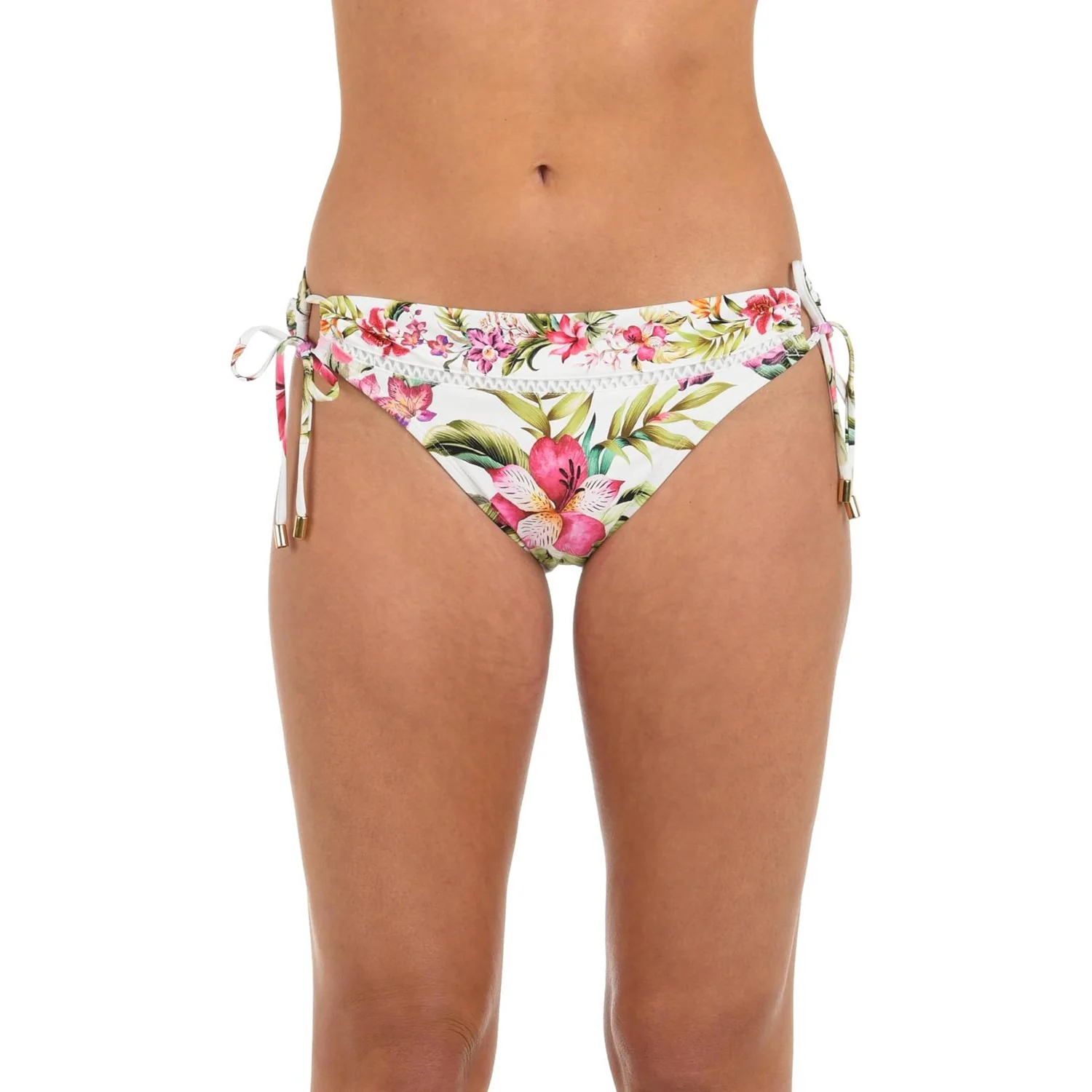 La Blanca - Womens Polynesian Adjustable Loop Hipster Pant Bottoms - Image 2