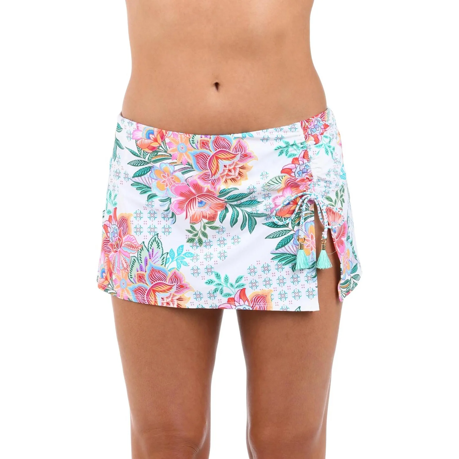 La Blanca - Womens Riviera Adjustable Tunnel Swim Skirt