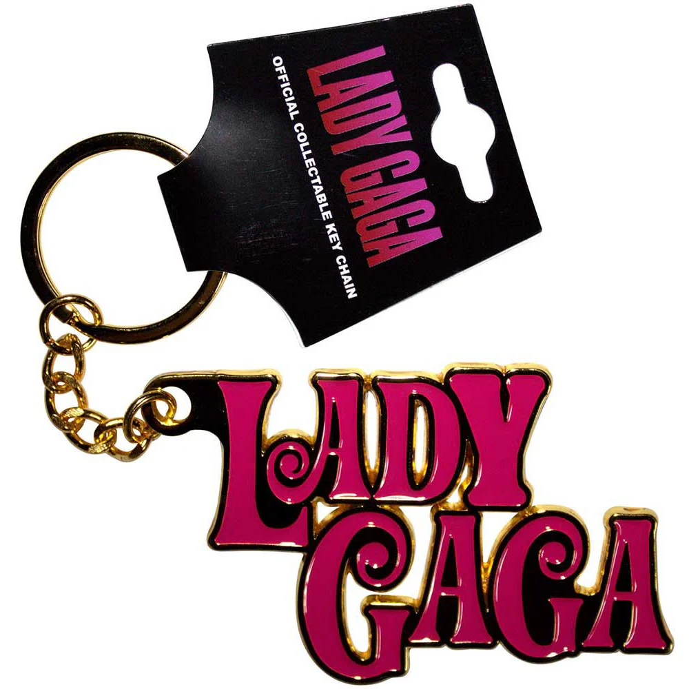 Lady Gaga - Unisex Swirly Logo Keychain