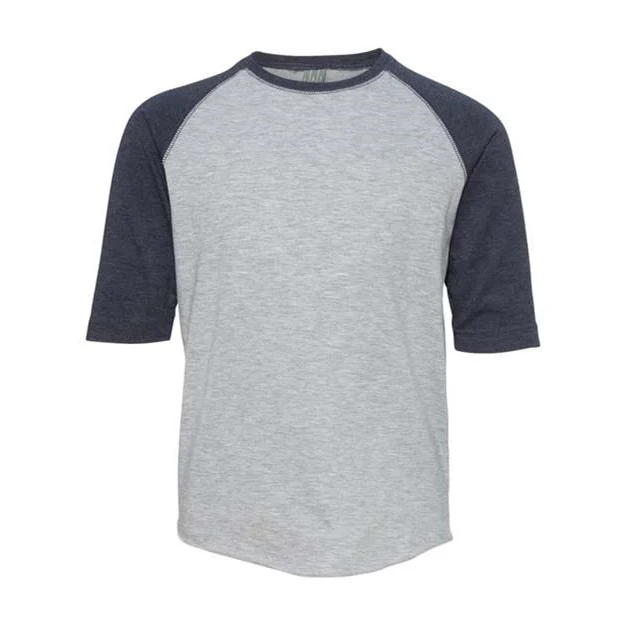 Lat - Kids 6130 Baseball Fine Jersey Three-Quarter Sleeve Tee - Image 16