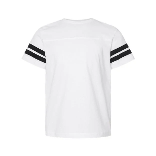 Lat - Kids 6137 Football Fine Jersey Tee - Image 17