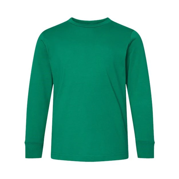 Lat - Kids 6201 Fine Jersey Long Sleeve Tee - Image 23