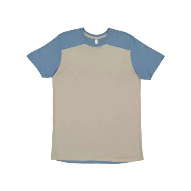 Lat - Mens 6911 Forward Shoulder Fine Jersey Tee - Image 7