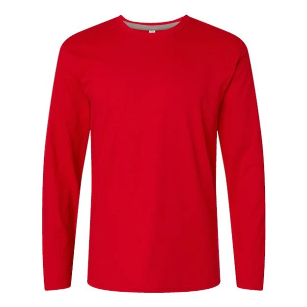 Lat - Mens 6918 Fine Jersey Long Sleeve Tee - Image 13