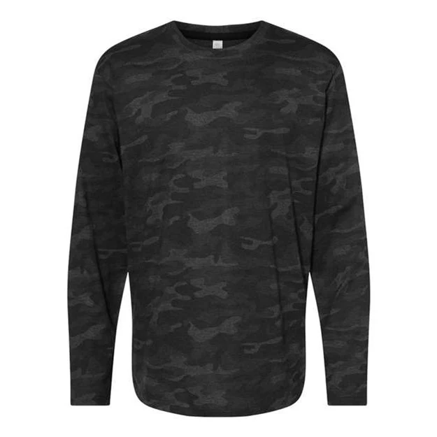 Lat - Mens 6918 Fine Jersey Long Sleeve Tee - Image 14