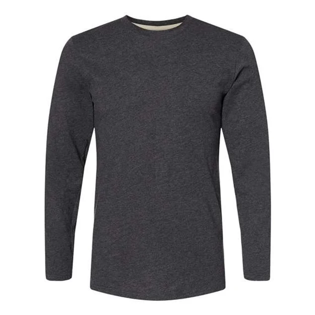 Lat - Mens 6918 Fine Jersey Long Sleeve Tee - Image 9