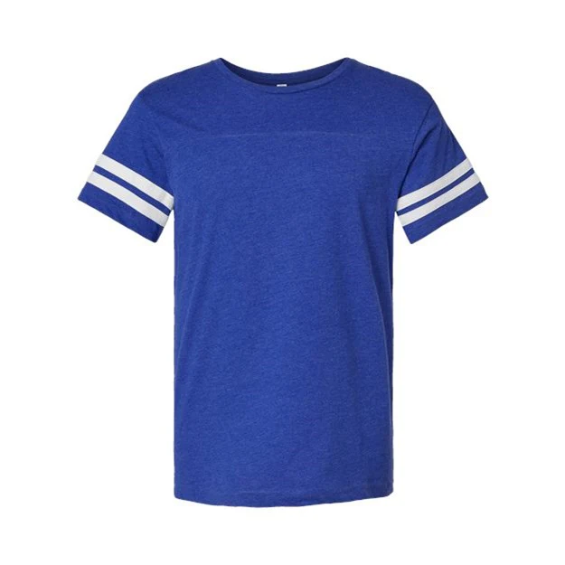 Lat - Mens 6937 Football Fine Jersey Tee - Image 26