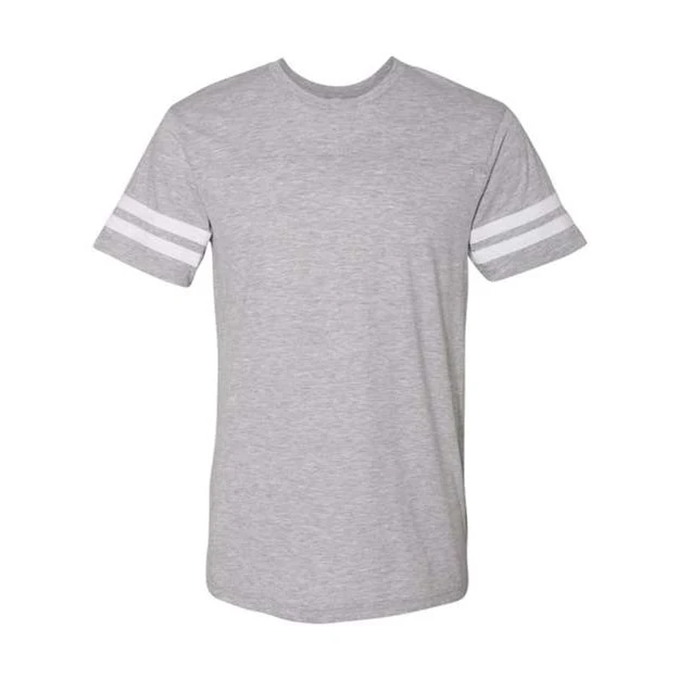 Lat - Mens 6937 Football Fine Jersey Tee - Image 6