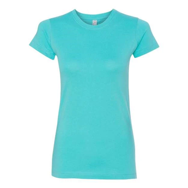 Lat - Womens 3616 Fine Jersey Tee - Image 3