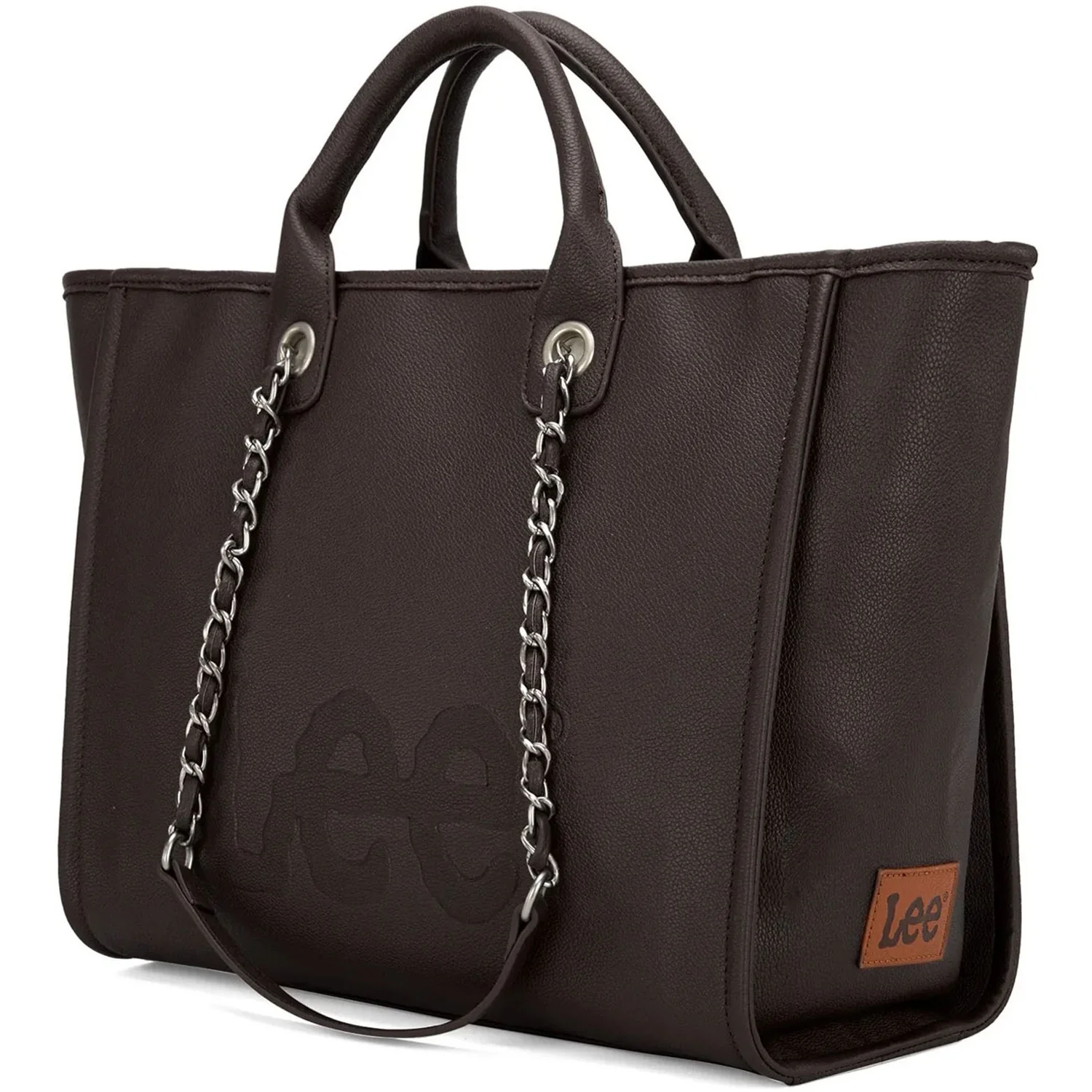 Lee - Womens Top Handle/Chain Strap Wide Tote - Image 10