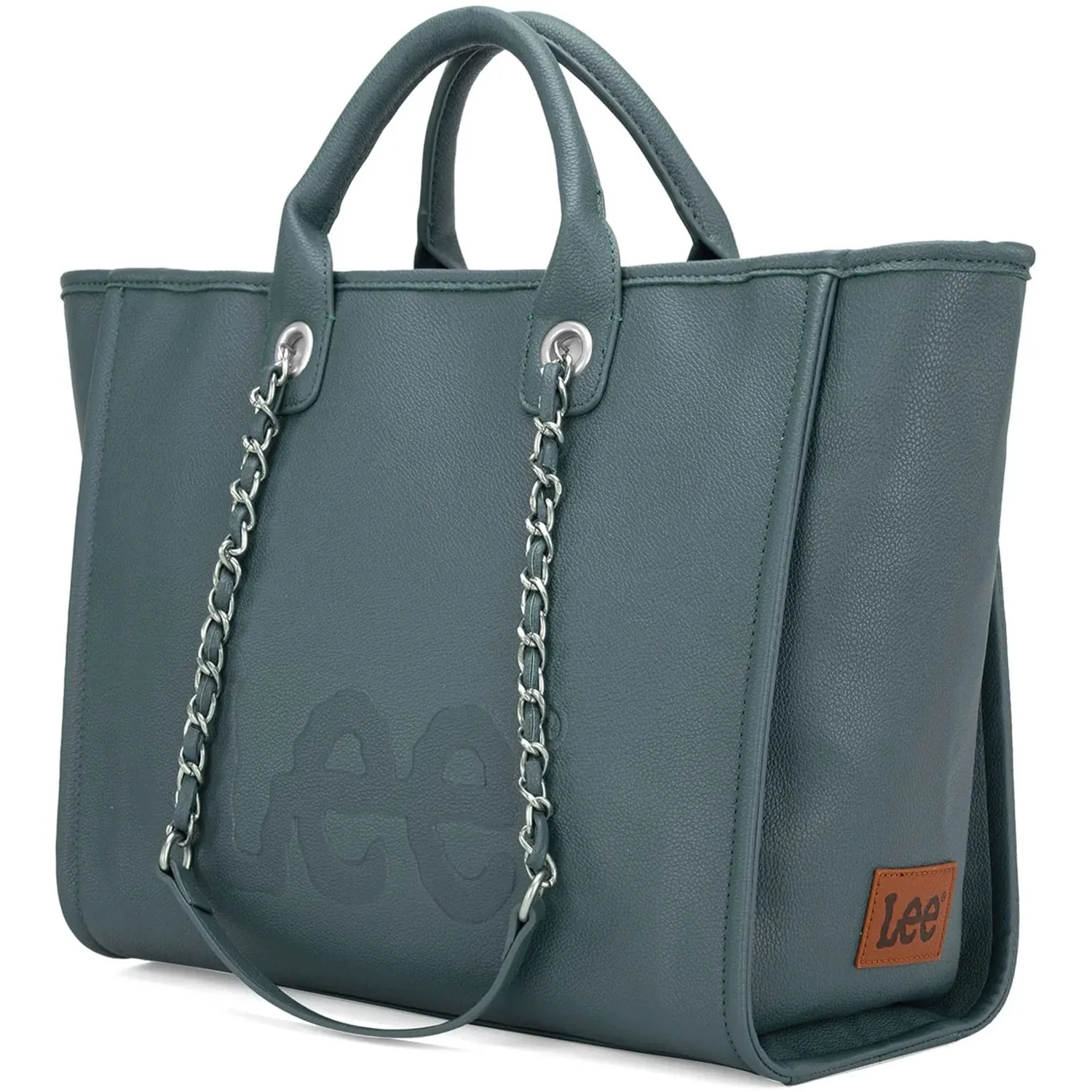 Lee - Womens Top Handle/Chain Strap Wide Tote - Image 5