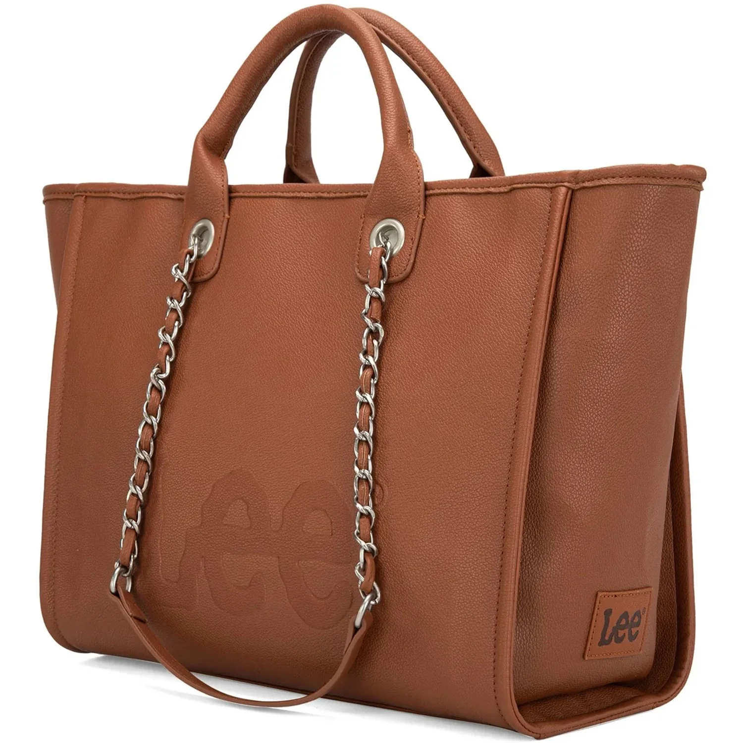 Lee - Womens Top Handle/Chain Strap Wide Tote - Image 9