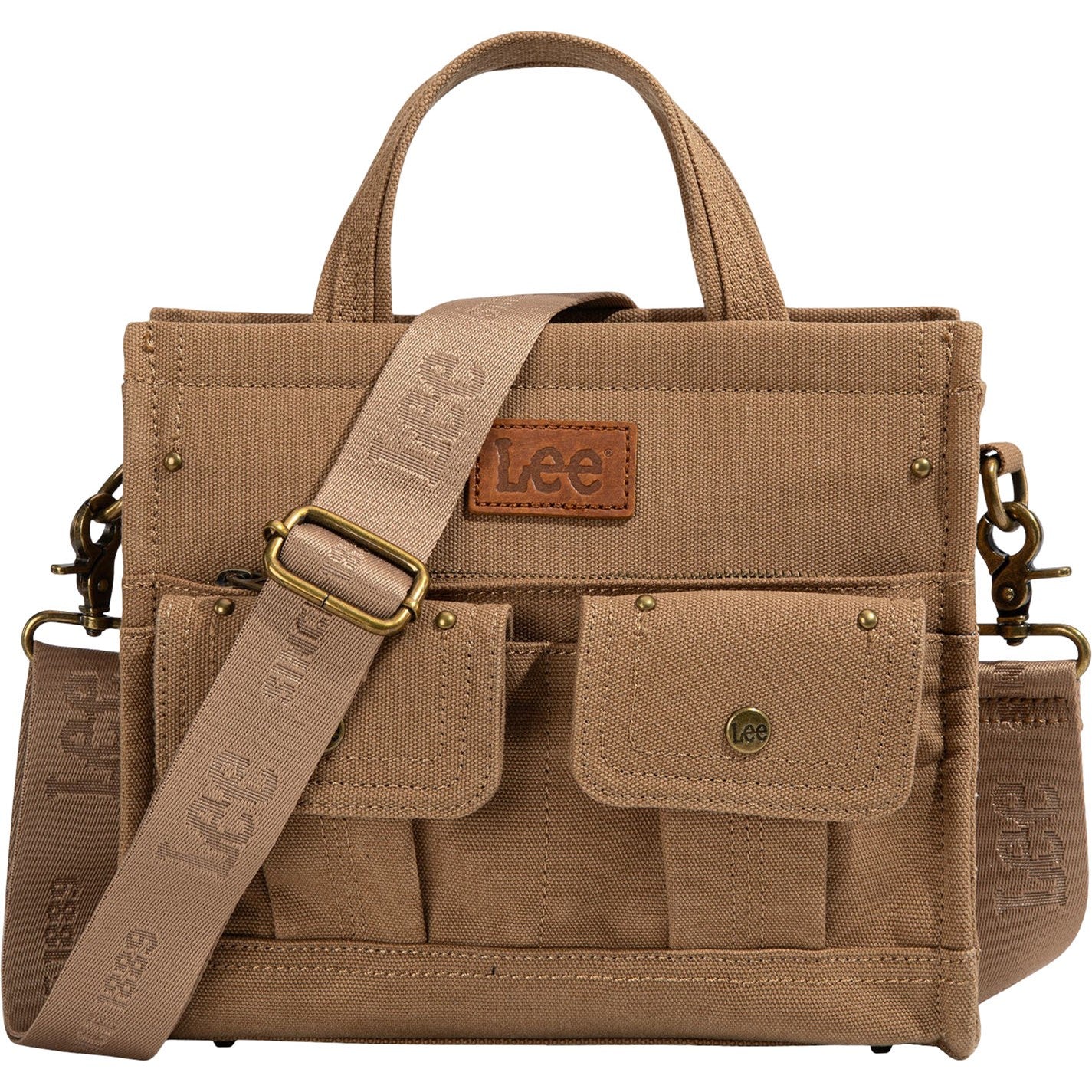 Lee - Womens Waxed Canvas Tote/Crossbody Bag - Image 3