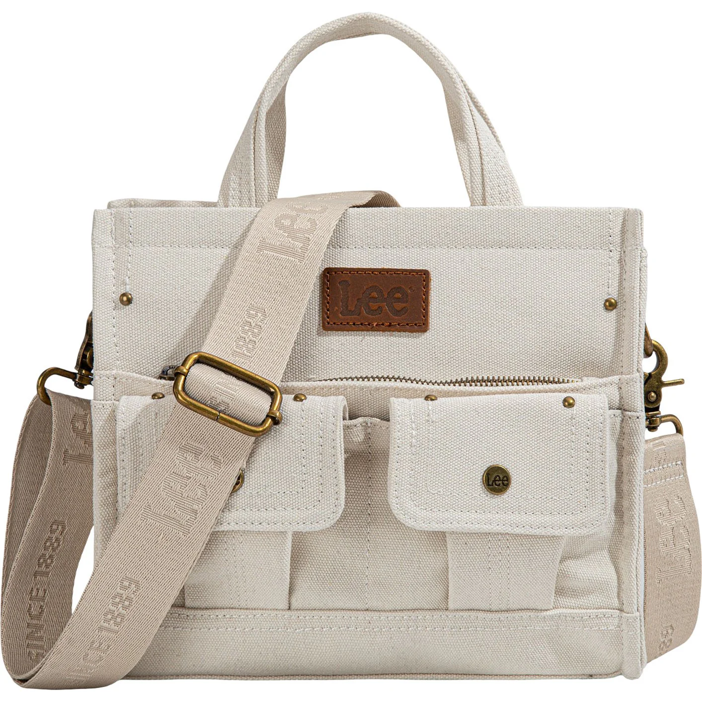 Lee - Womens Waxed Canvas Tote/Crossbody Bag - Image 4