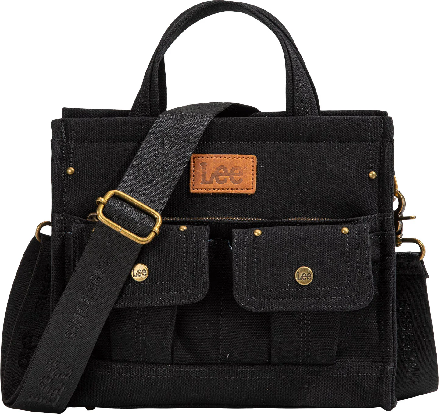 Lee - Womens Waxed Canvas Tote/Crossbody Bag - Image 5