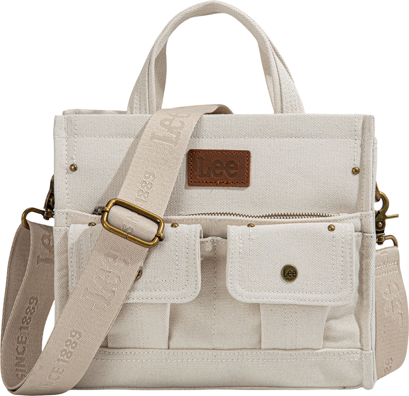 Lee - Womens Waxed Canvas Tote/Crossbody Bag - Image 8