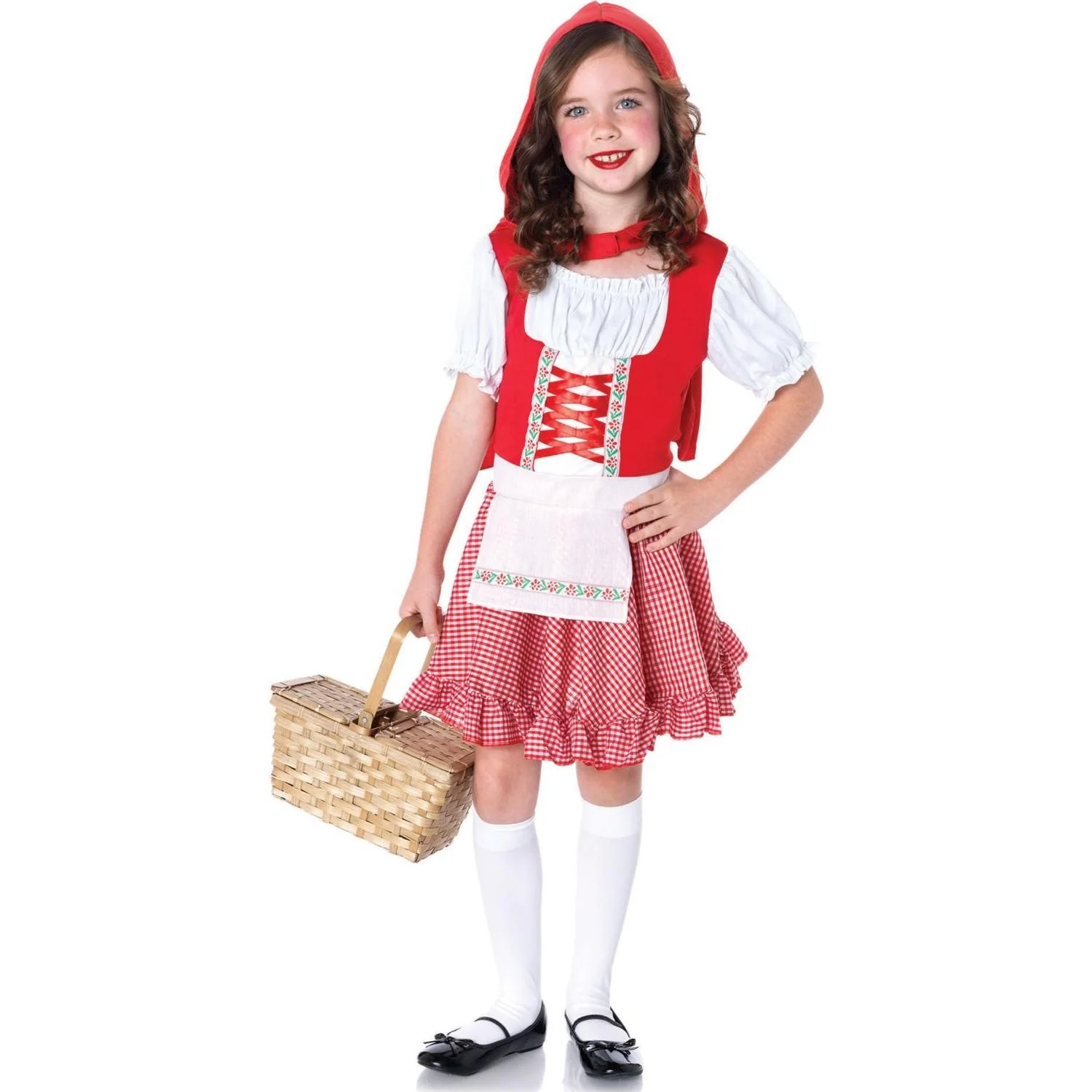 Leg Avenue - Girls 2 Piece Lil Miss Red Costume - Image 2