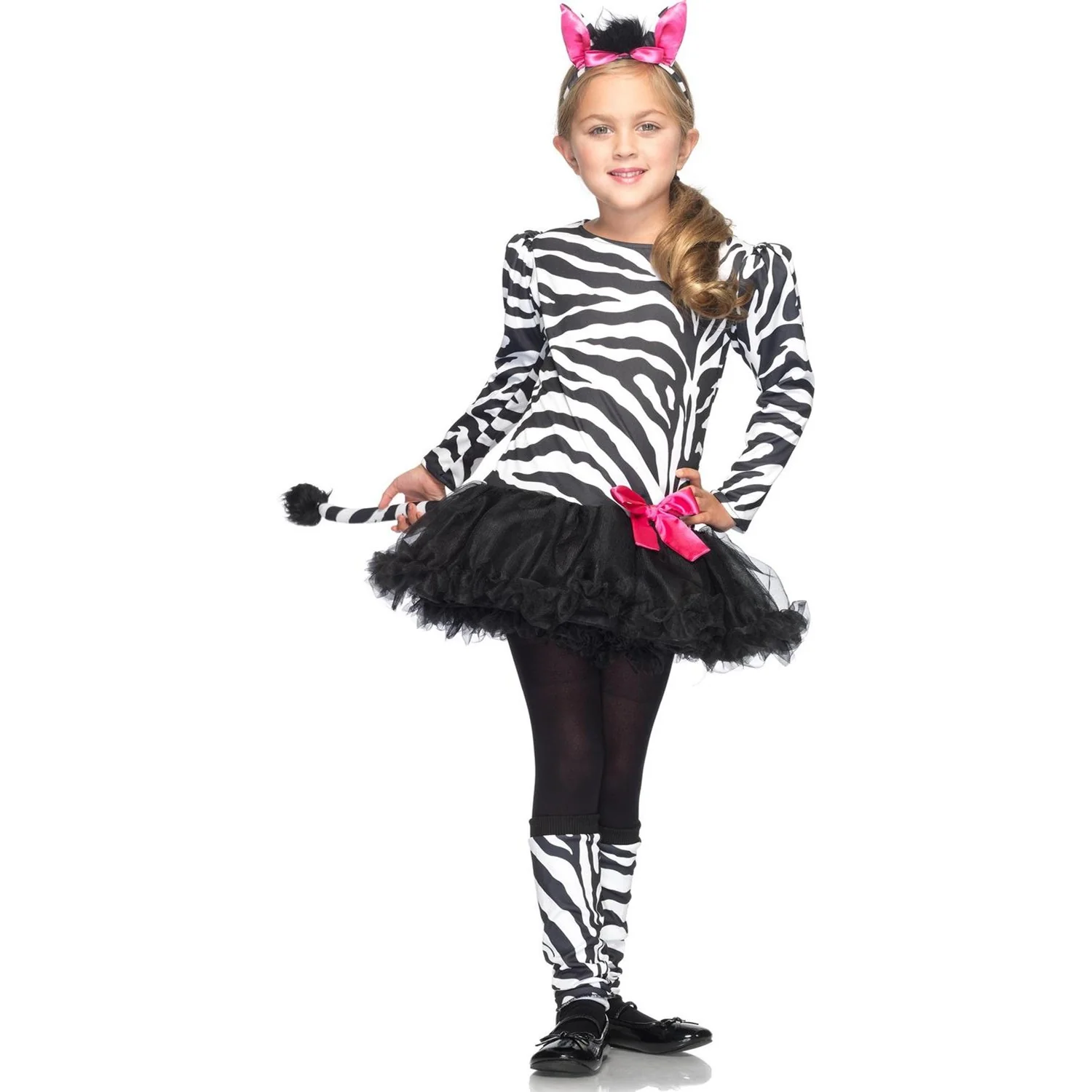 Leg Avenue - Girls 3 Piece Little Zebra Costume - Image 2