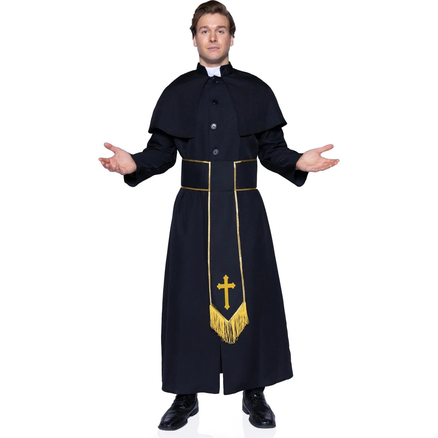 Leg Avenue - Mens 2 Piece Priest Costume - Image 2