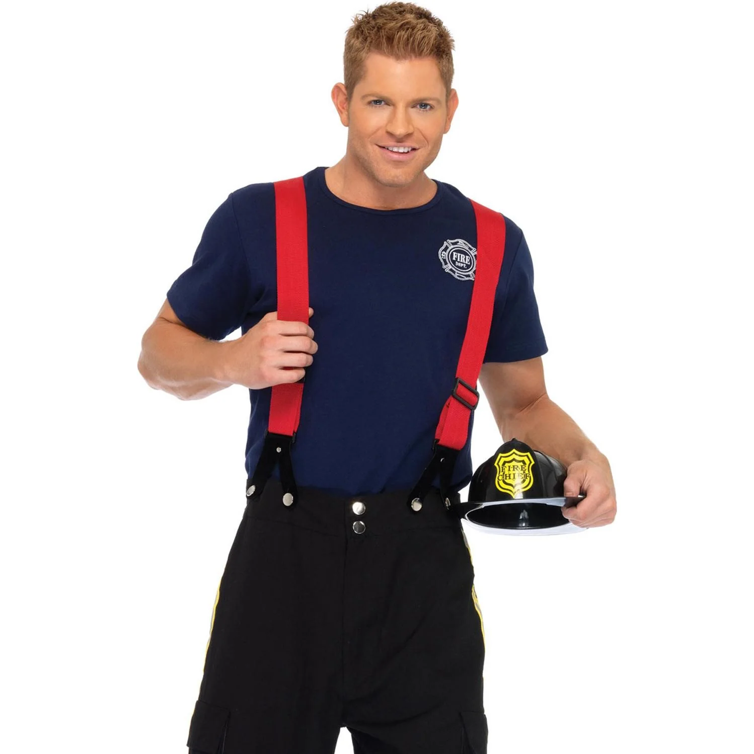 Leg Avenue - Mens 3 Piece Fire Captain Costume