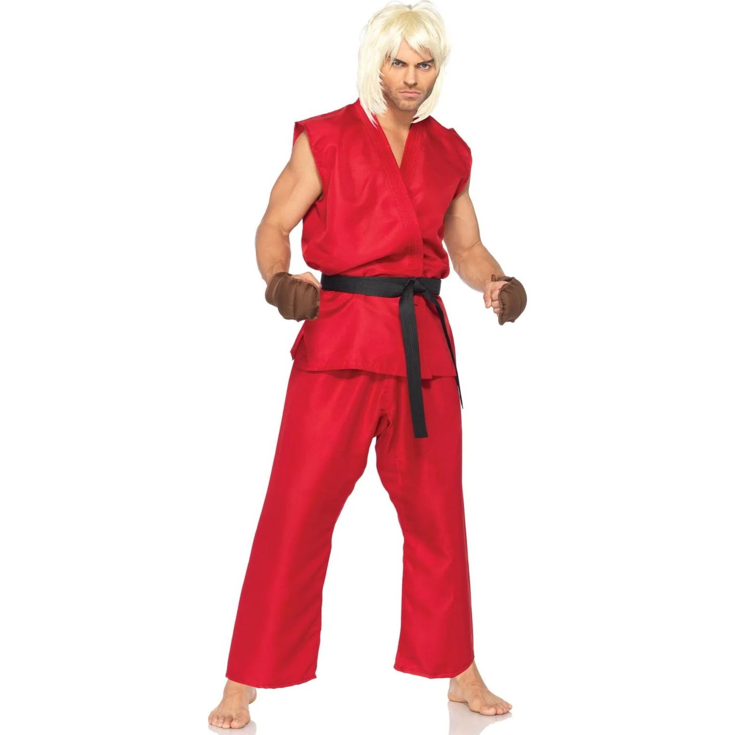 Leg Avenue - Mens 4 Piece Street Fighter Ken Costume