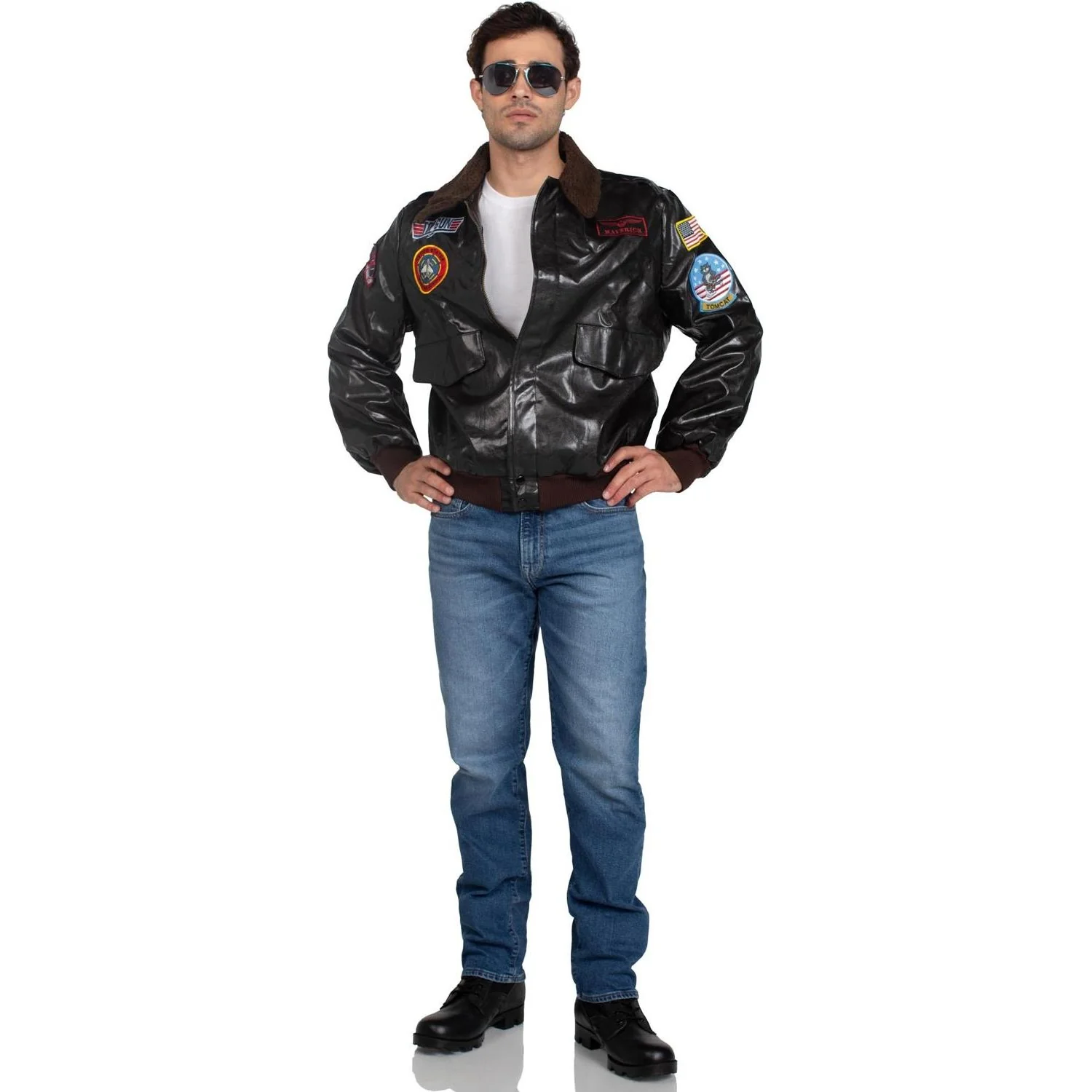 Leg Avenue - Mens Top Gun Bomber Jacket - Image 2