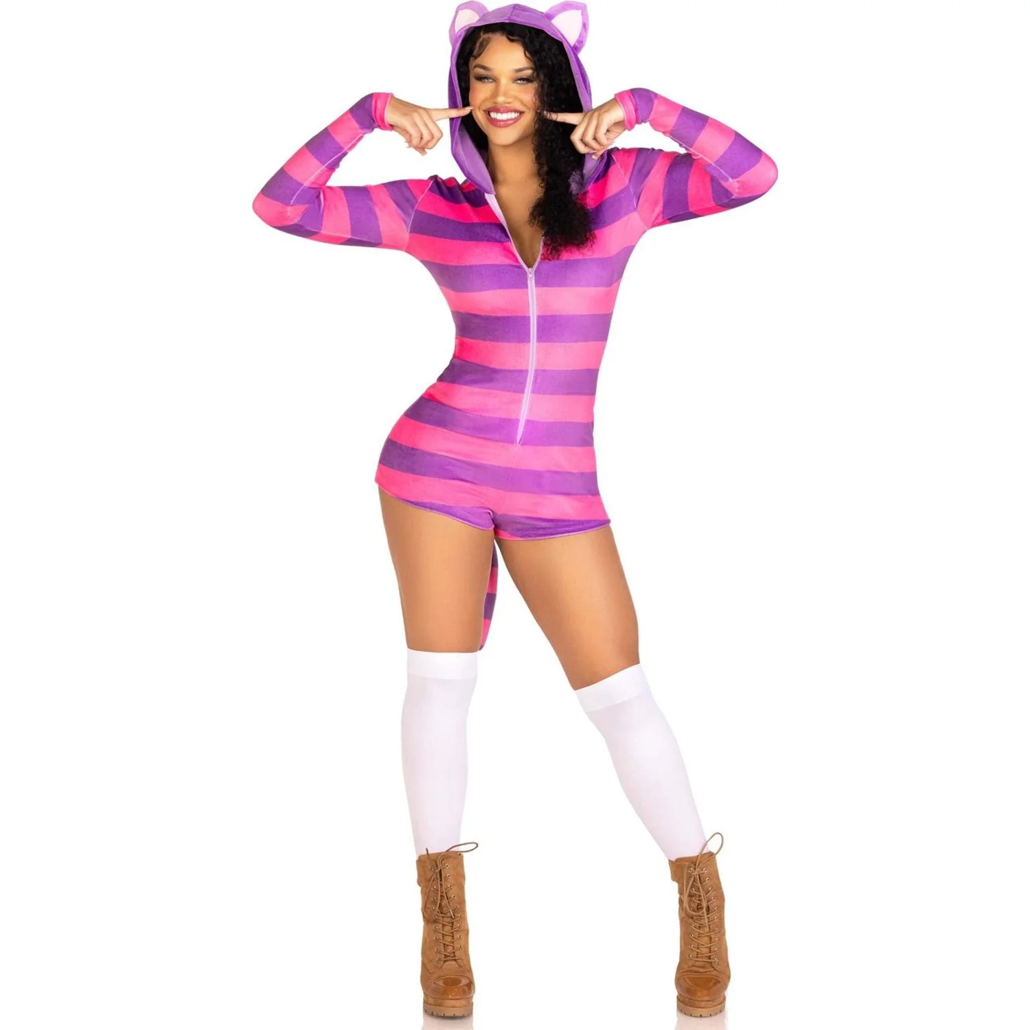 Leg Avenue - Womens 1 Piece Comfy Cheshire Costume - Image 2