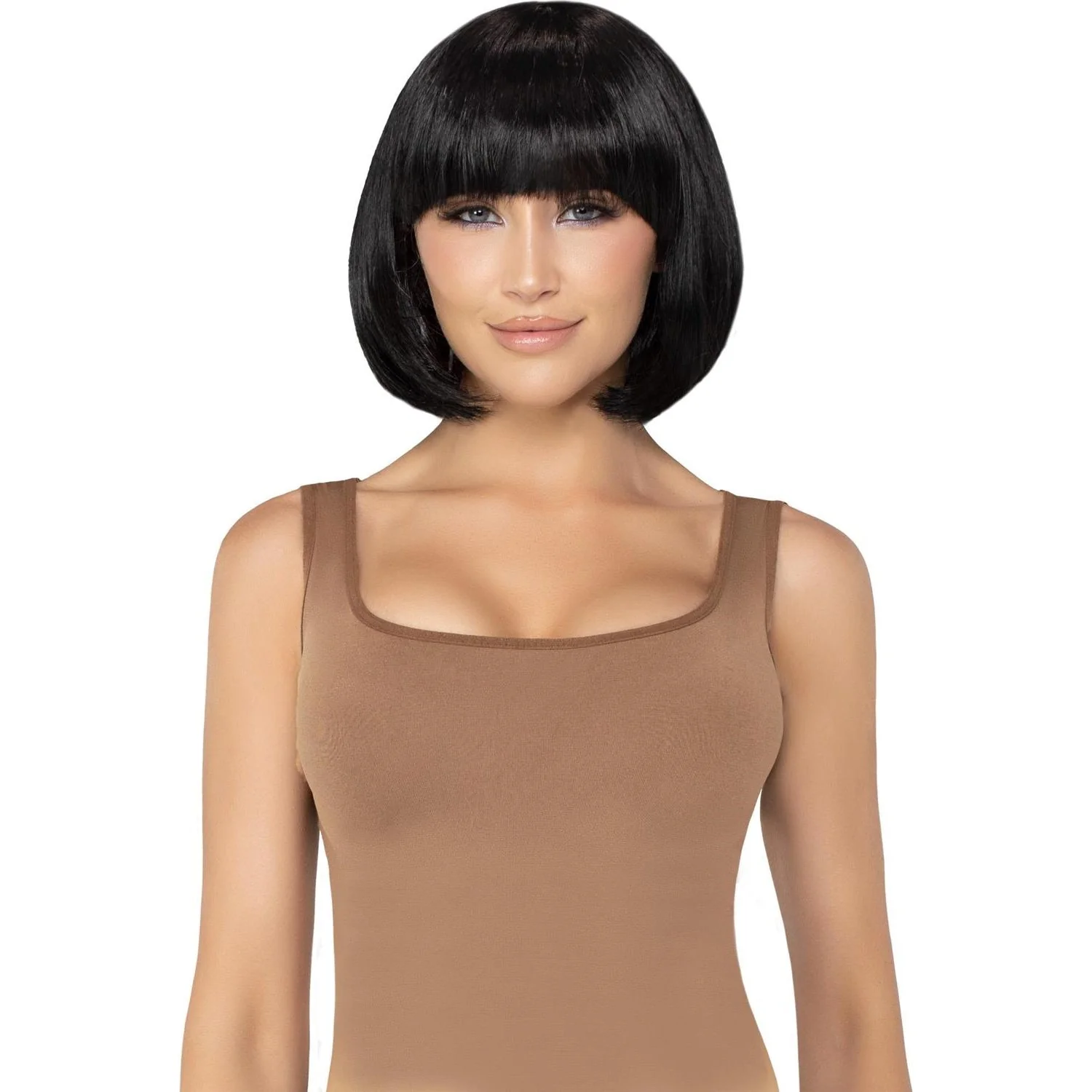 Leg Avenue - Womens 14 Inch Short Natural Bob Wig