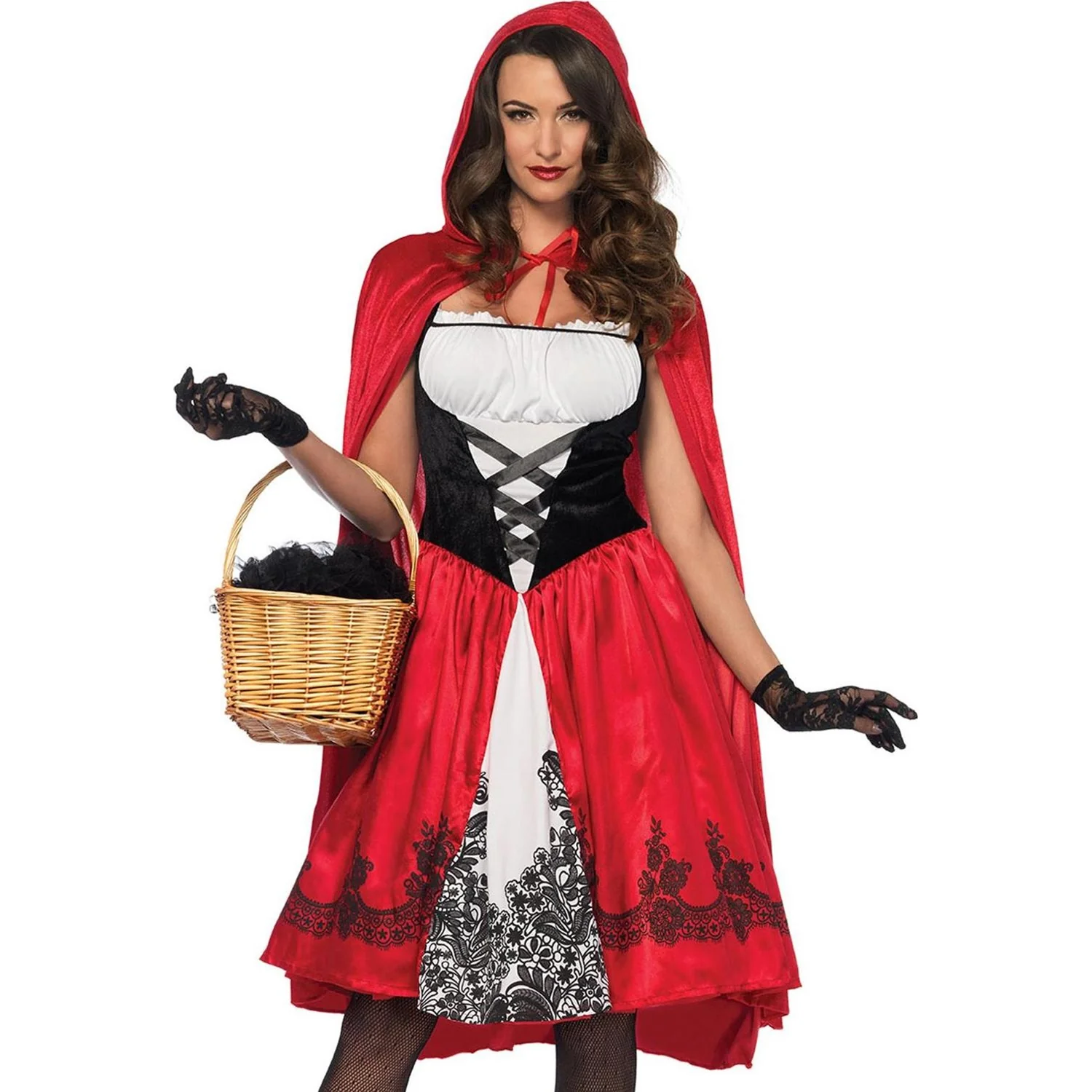 Leg Avenue - Womens 2 Piece Classic Red Riding Hood Costume