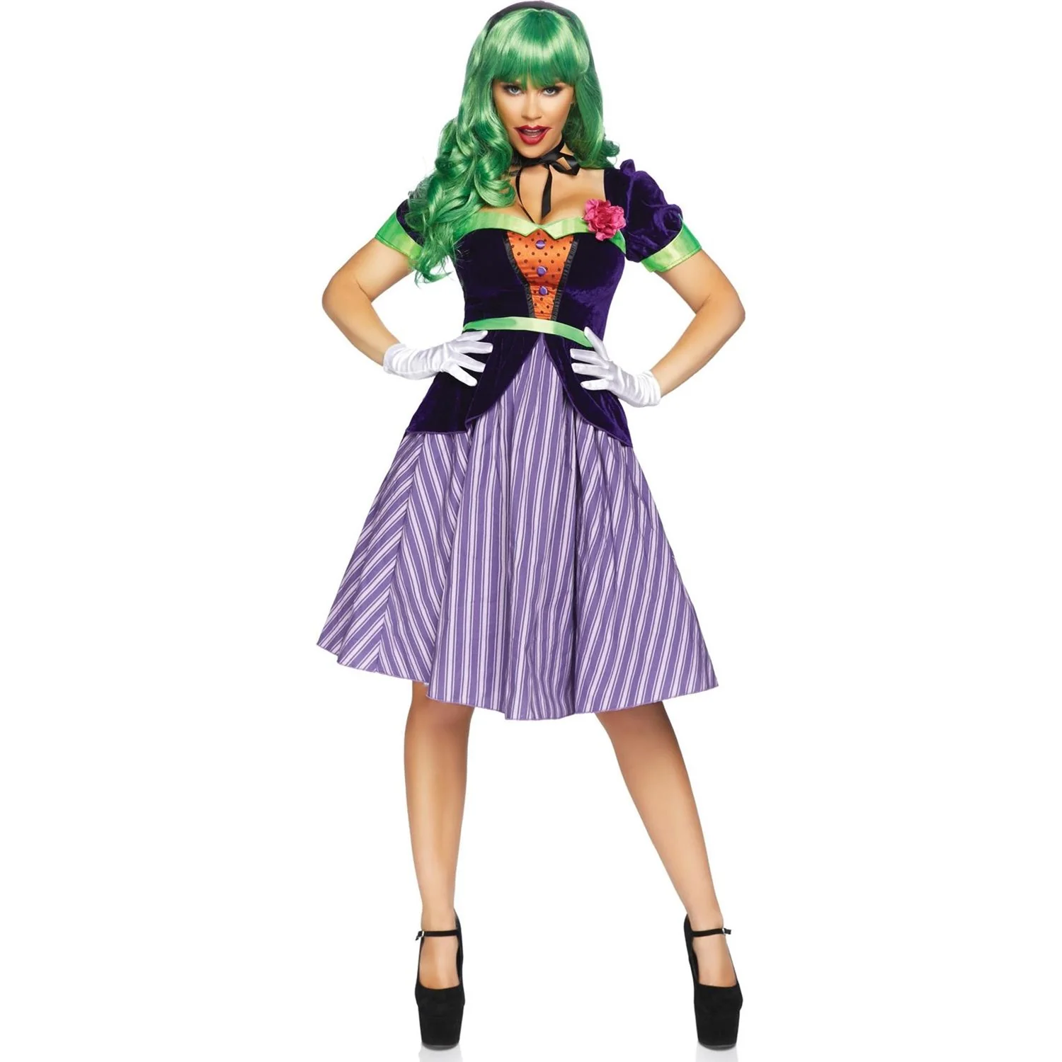 Leg Avenue - Womens 2 Piece Comic Book Baddie Costume - Image 2
