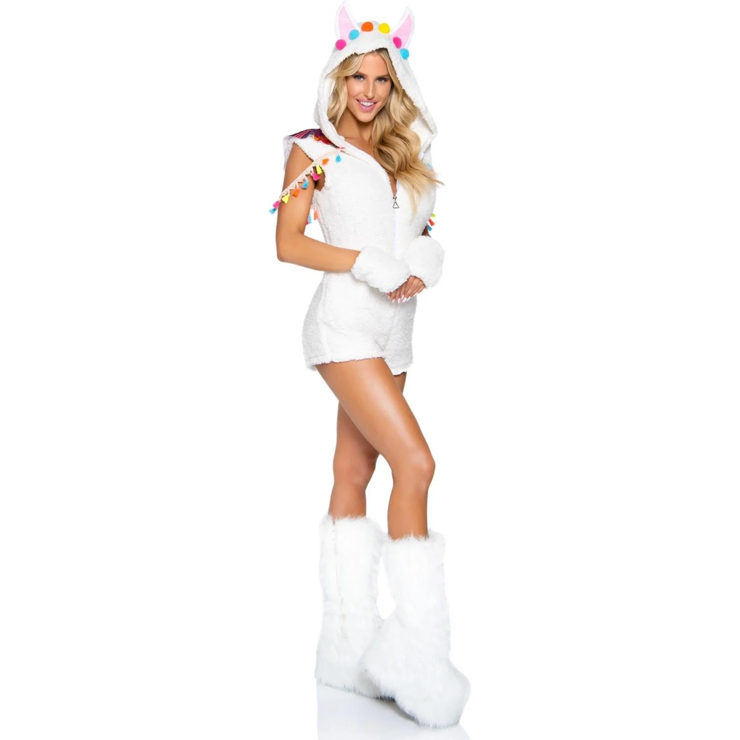 Leg Avenue - Womens 2 Piece Cuddly Llama Costume