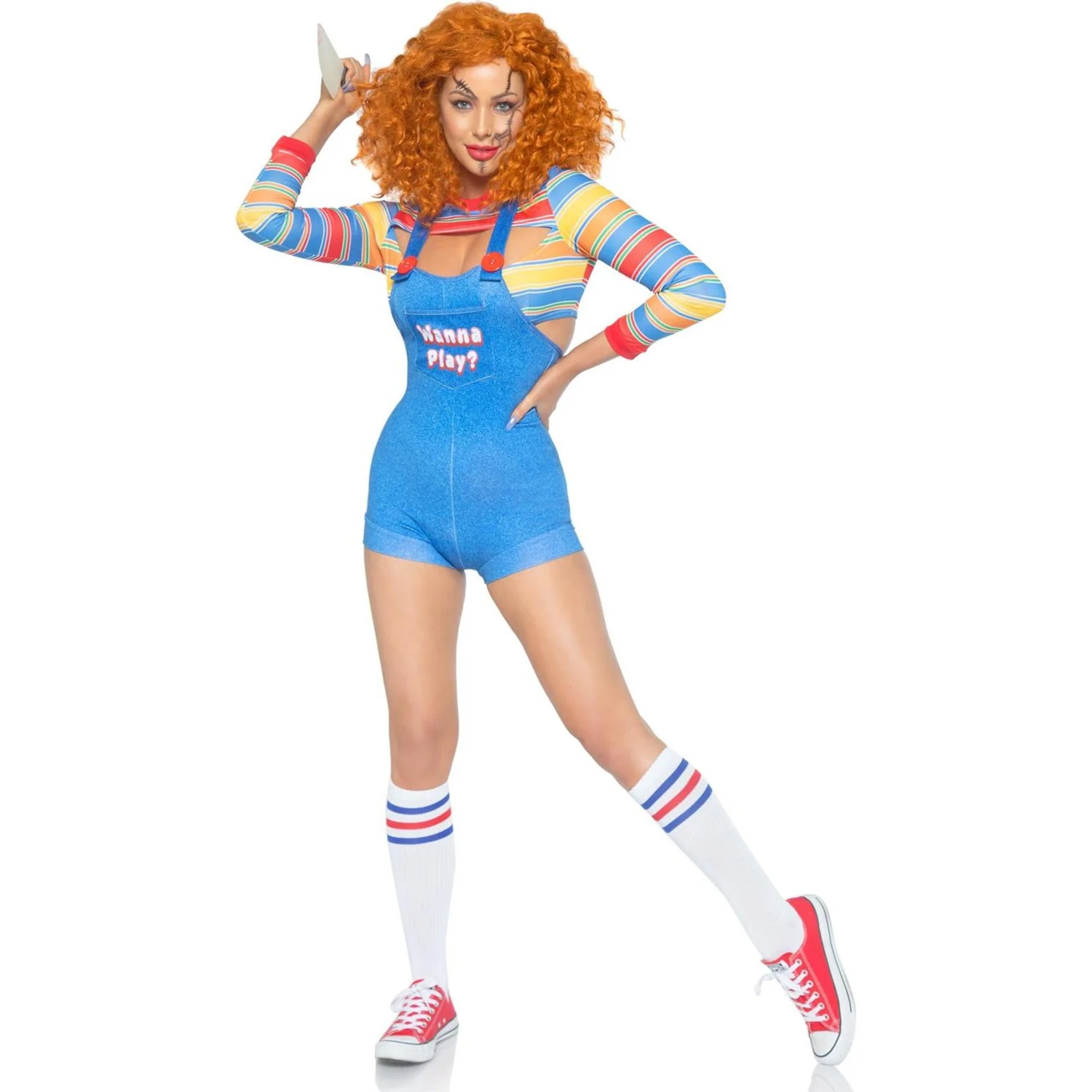Leg Avenue - Womens 2 Piece Demon Doll Costume