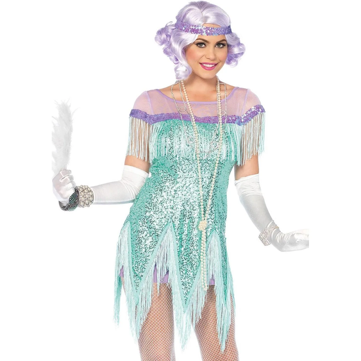 Leg Avenue - Womens 2 Piece Foxtrot Flirt Costume - Image 2