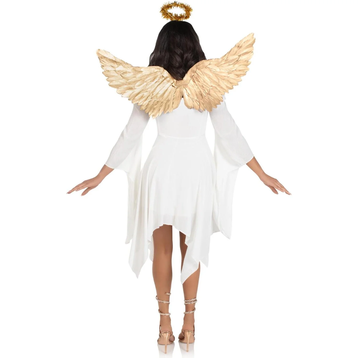 Leg Avenue - Womens 2 Piece Metallic Angel Costume Kit