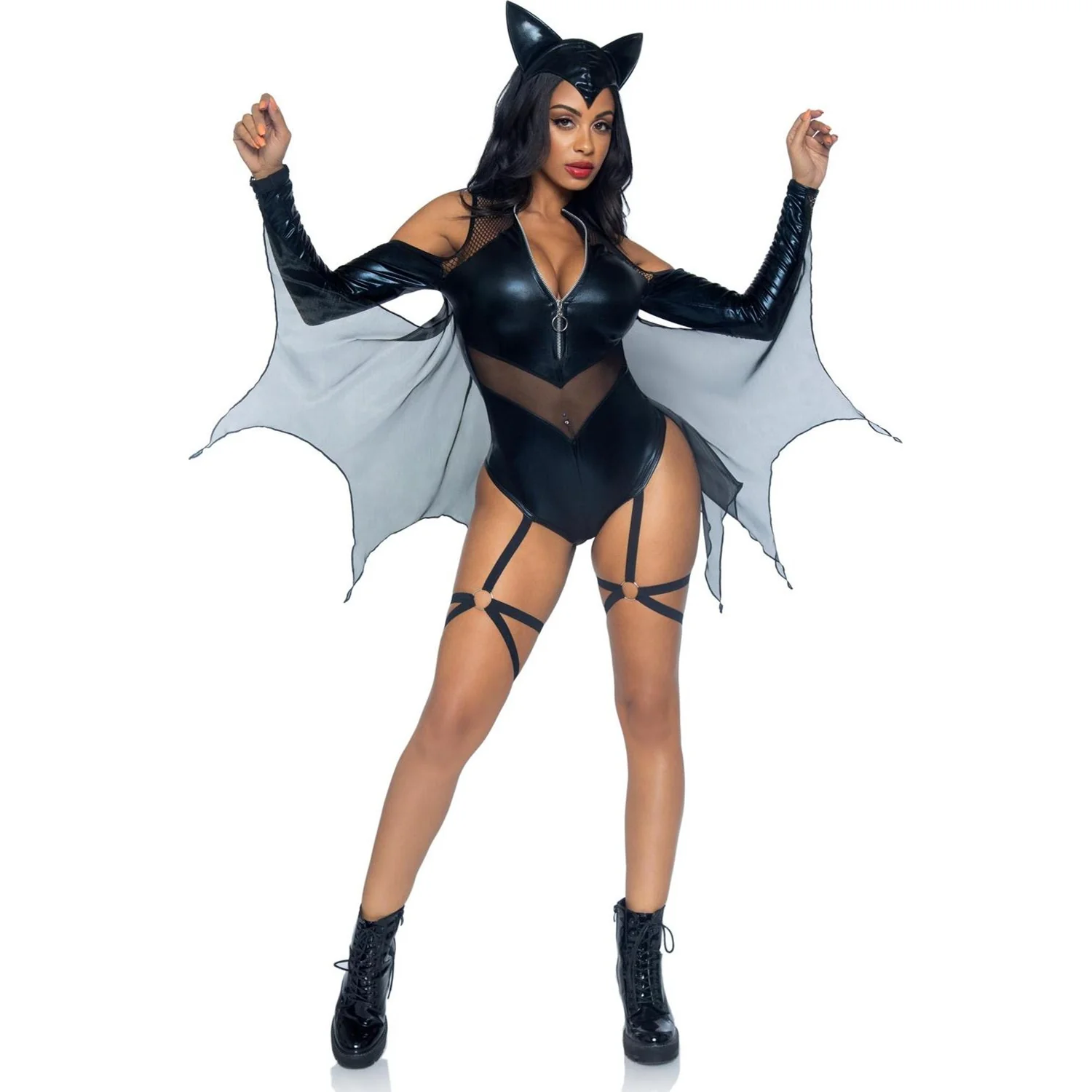Leg Avenue - Womens 2 Piece Midnight Bat Costume