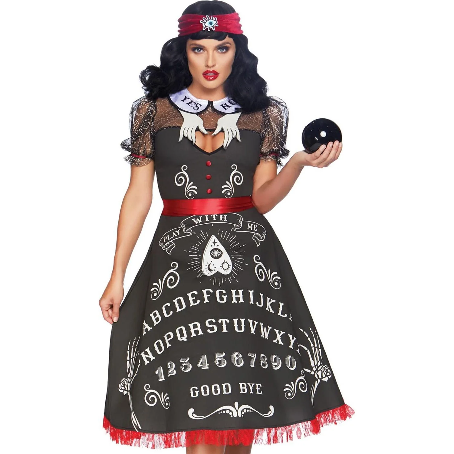 Leg Avenue - Womens 2 Piece Spooky Board Beauty Costume - Image 2