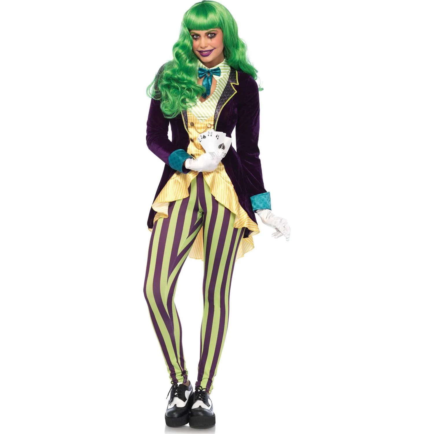 Leg Avenue - Womens 2 Piece Wicked Trickster Costume - Image 2