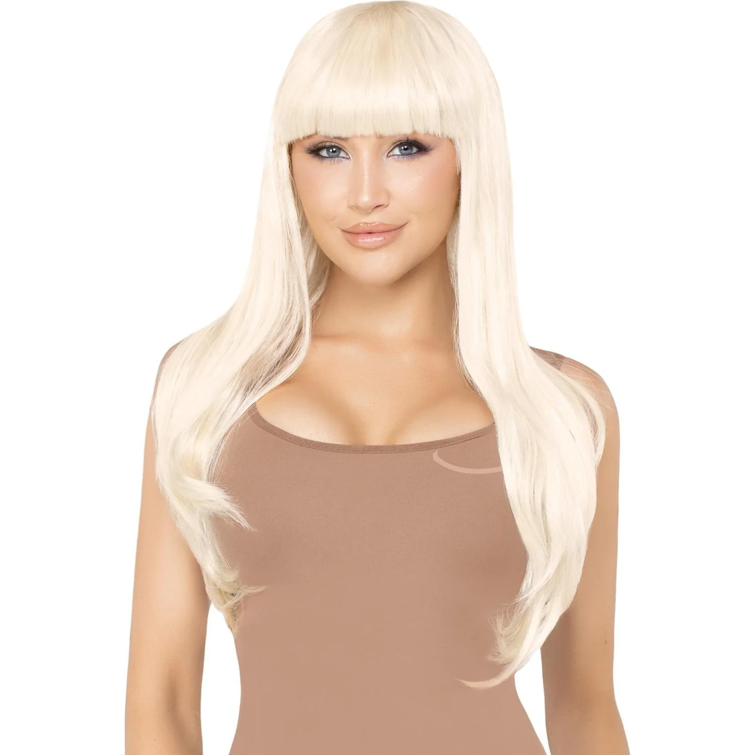 Leg Avenue - Womens 25 Inch Long Straight Bang Wig - Image 2