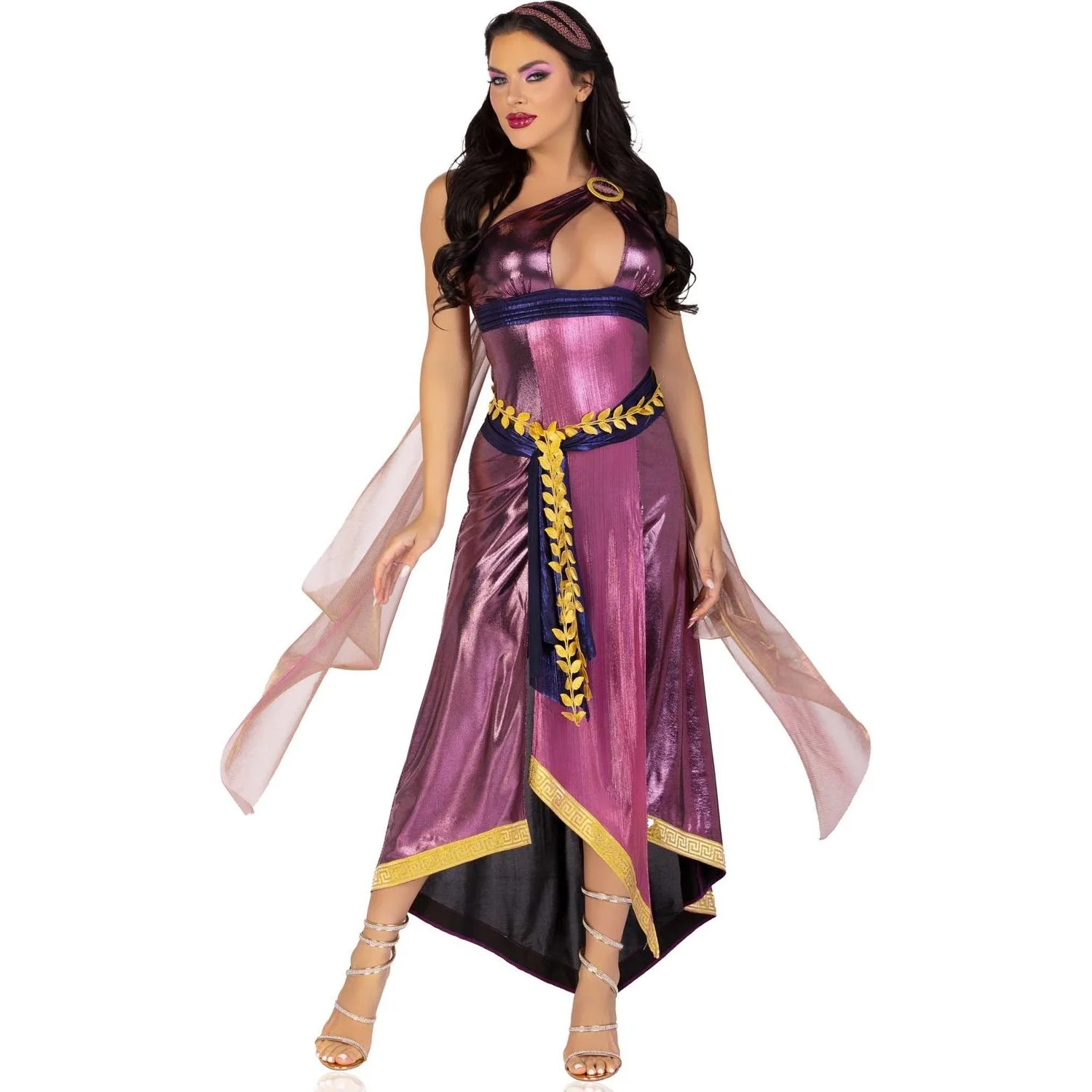 Leg Avenue - Womens 3 Piece Amethyst Goddess Costume
