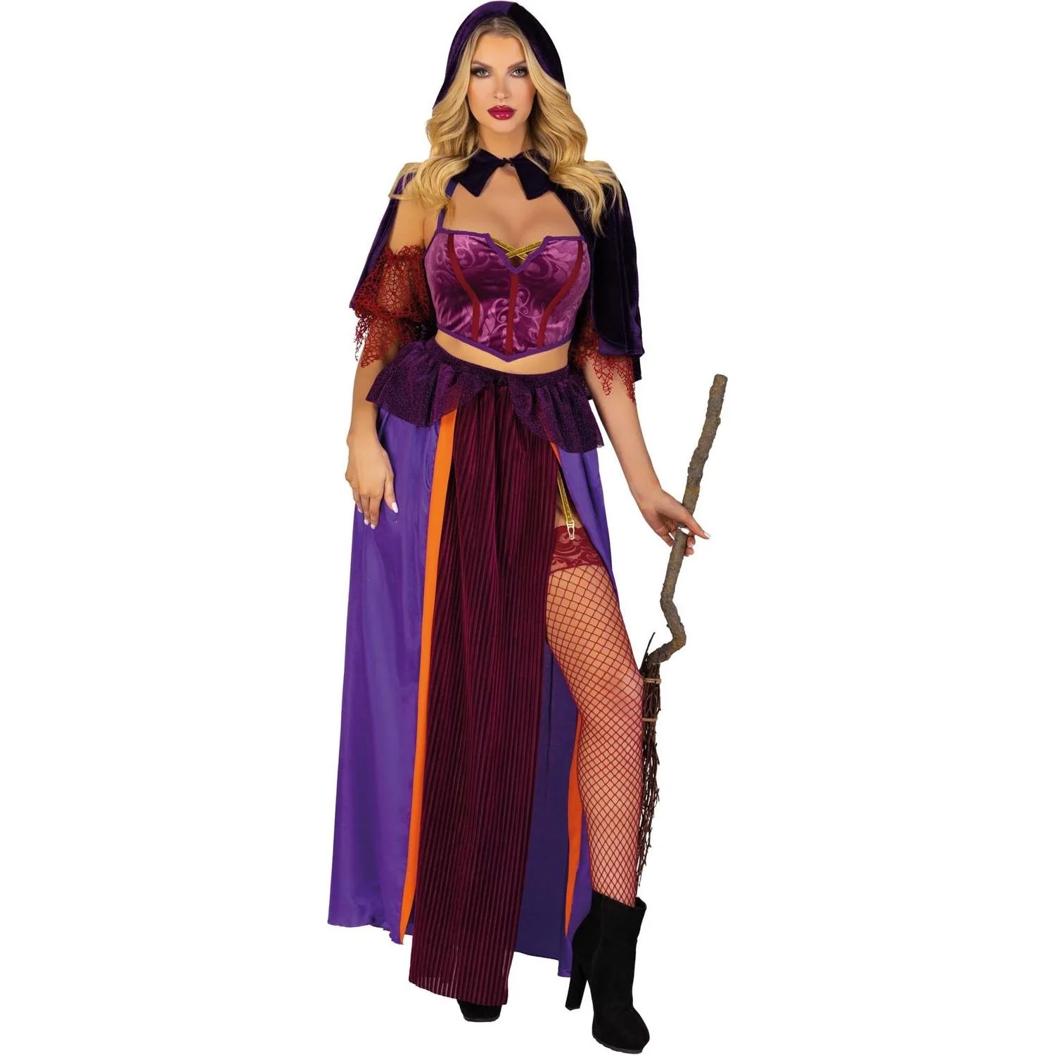Leg Avenue - Womens 3 Piece Black Magic Babe Costume
