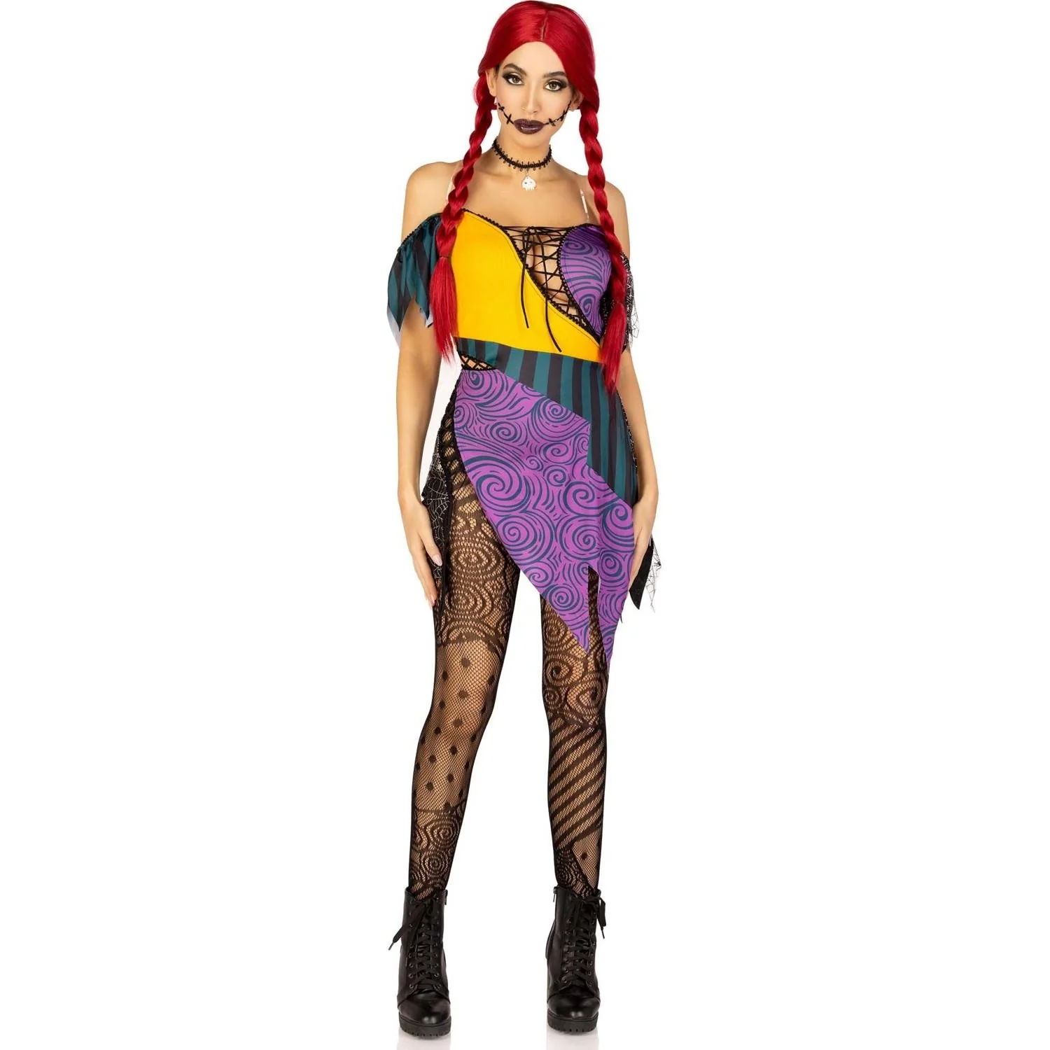 Leg Avenue - Womens 3 Piece Darling Rag Doll Costume