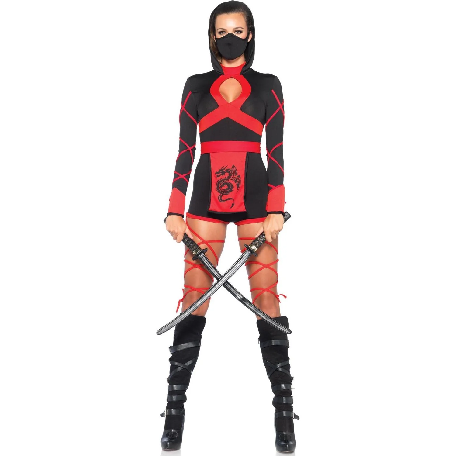 Leg Avenue - Womens 3 Piece Dragon Ninja Costume