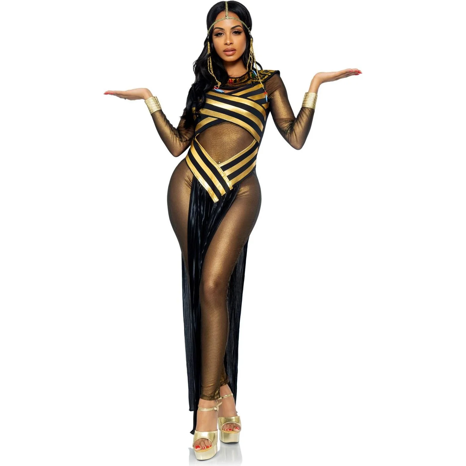 Leg Avenue - Womens 3 Piece Nile Queen Costume - Image 2