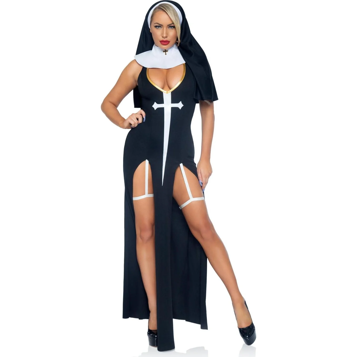 Leg Avenue - Womens 3 Piece Sultry Sinner Costume - Image 2
