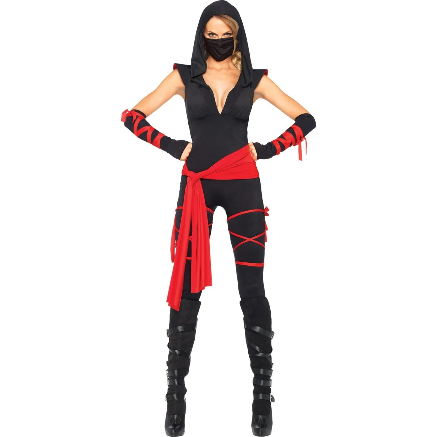 Leg Avenue - Womens 4 Piece Deadly Ninja Costume