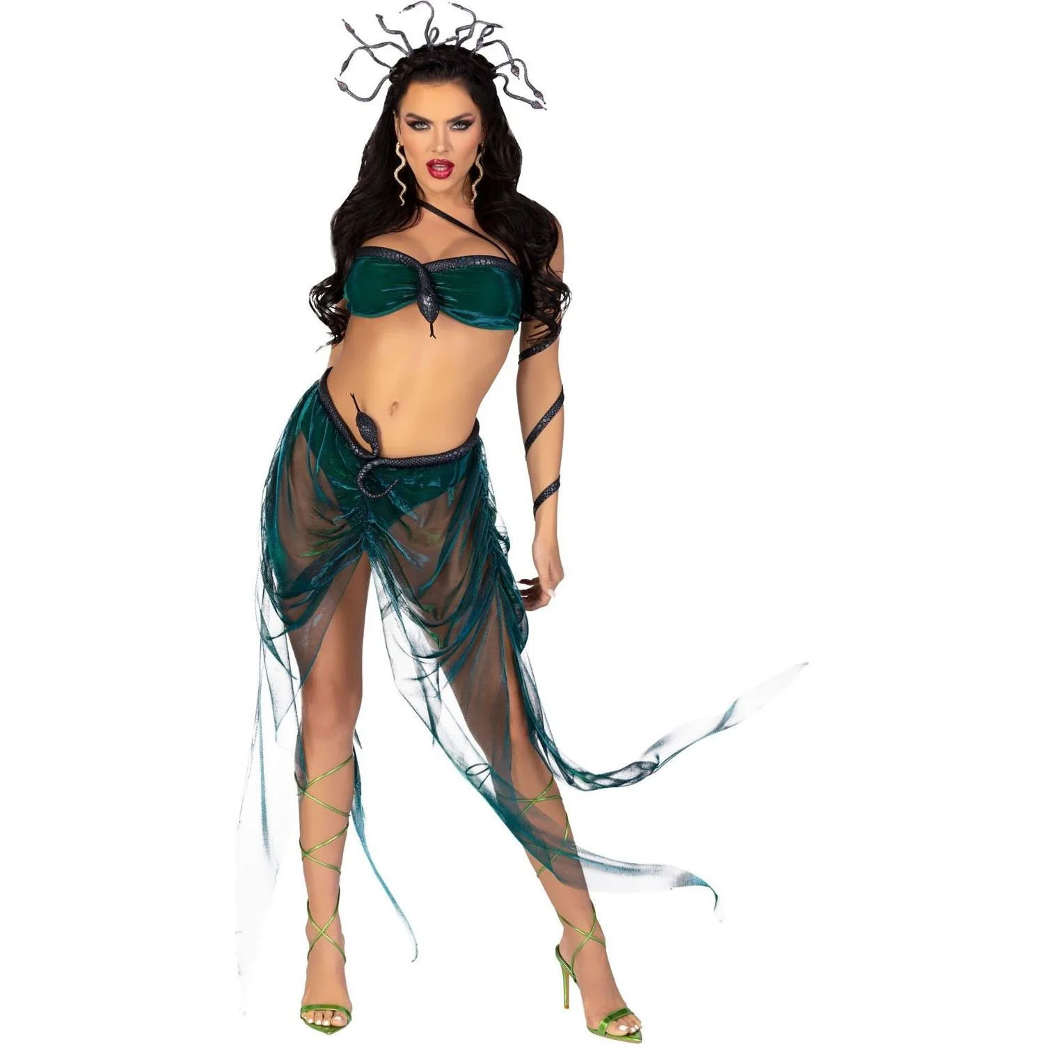 Leg Avenue - Womens 4 Piece Medusa Costume - Image 2